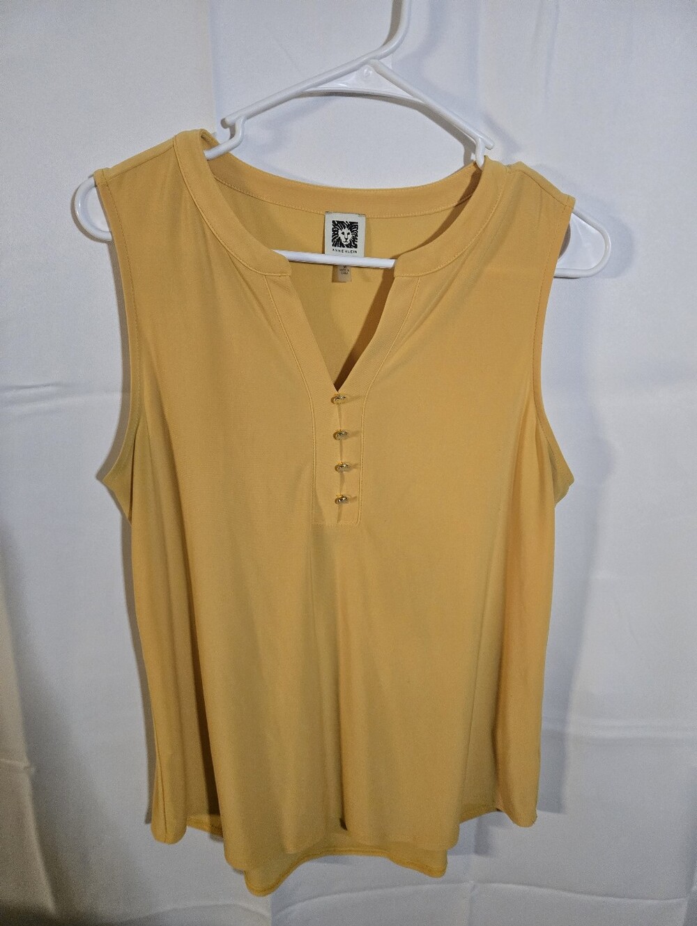 Anne Klein Sleeveless - Yellow